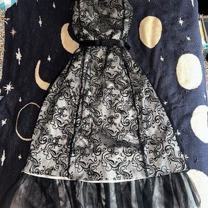 Lindy Bop Black and Silver Dress